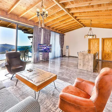 Willa Charming With Private Pool And Jacuzzi Surrounded By Nature In Kalkan, Kas *